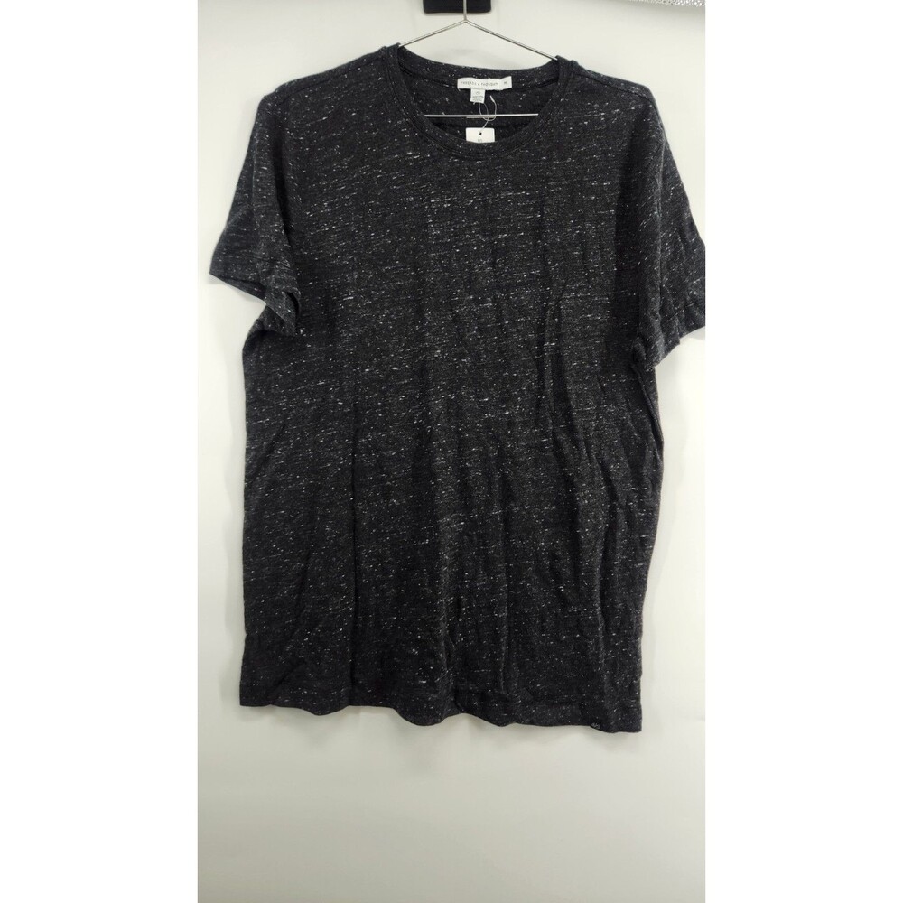 Threads 4 Thought Men's Medium Black Geometric Print Short Sleeve T-Shirt NWT